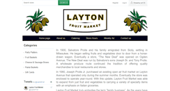 Desktop Screenshot of laytonfruitmarket.com