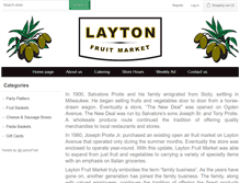 Tablet Screenshot of laytonfruitmarket.com